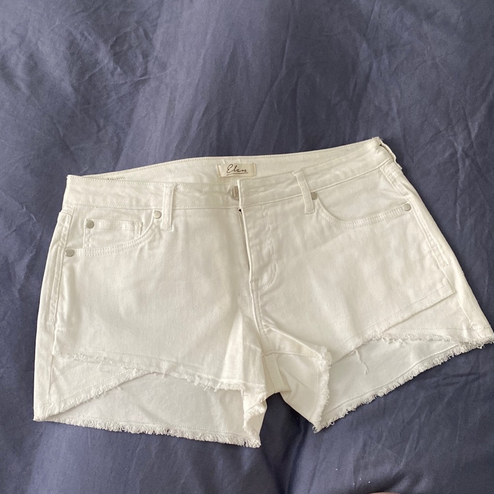 Elan White Shorts